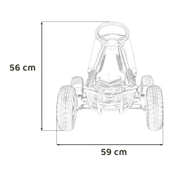 Kart cu pedale Riki Per Hour Blue cumpăra în Chișinau. Foto 13