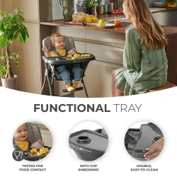 Стул для кормления KinderKraft Foldee Grey купить в Кишиневе. Фото 11