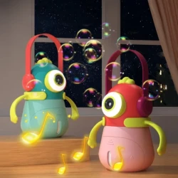Generator de baloane de săpun Mideer Bubbles Monster Pink cumpăra în Chișinau. Foto 2