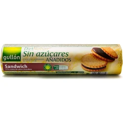 Biscuiti Gullon Sandwich Creme Chocolate fara zahar (12 luni+), 250 gr cumpăra în Chișinau. Foto 1