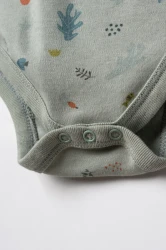 Body cu mânecă lungă BabyCosy Ecru & Green, 2 buc. (1-3L) cumpăra în Chișinau. Foto 9