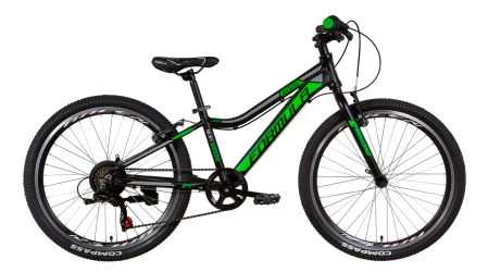 Велосипед Formula Wood Vbr Black & Green, колёса 24 купить в Кишиневе. Фото 1