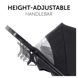 Carucior 2/1 Hauck Saturn R Duoset Melage Black cumpăra în Chișinau. Foto 7