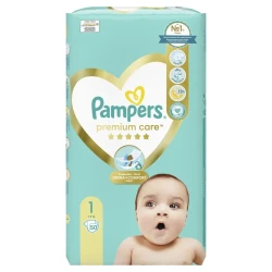 Scutece Pampers Premium Care New Baby 1 (2-5 kg), 50 buc. cumpăra în Chișinau. Foto 2