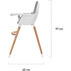 Scaun de masa 2 in 1 KinderKraft Fini Grey cumpăra în Chișinau. Foto 6