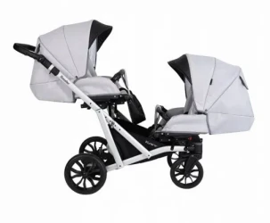 Коляска для двойни Kunert Booster Light Grey купить в Кишиневе. Фото 2