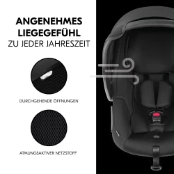 Комплект автолюлька 0-13 кг и база Isofix Hauck Drive N Care Set Black купить в Кишиневе. Фото 6