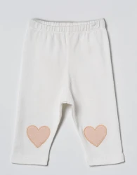 Штанишки BabyCosy Heart Beige & Ivory, 2 шт. (3-6М) купить в Кишиневе. Фото 3