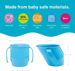 Cană înclinată Caretero Doidy Blue, 200 ml cumpăra în Chișinau. Foto 3