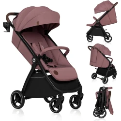 Прогулочная коляска Lionelo Ingrid Pink Mauve купить в Кишиневе. Фото 4