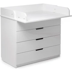 Комод-пеленальный столик PernaMea HappyBaby Standart 800 MDF White купить в Кишиневе. Фото 2
