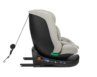 Автокресло 40-150 см (i-Size) Isofix KikkaBoo i-Round Light Grey, поворотное 360 купить в Кишиневе. Фото 5
