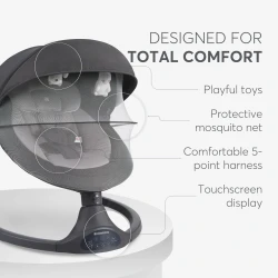 Качалка Kikkaboo Codie Dark Grey 2025 купить в Кишиневе. Фото 4