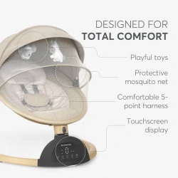 Качалка Kikkaboo Ashlee Beige 2025 купить в Кишиневе. Фото 6