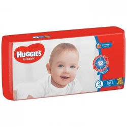 Scutece Huggies Classic 3 (4-9 kg), 52 buc cumpăra în Chișinau. Foto 2