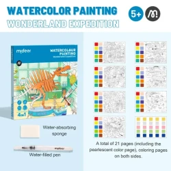 Set pentru desen Mideer Watercolour Painting Wonderland Expedition cumpăra în Chișinau. Foto 10