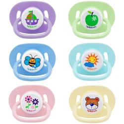 Пустышка круглая силиконовая WeeBaby Oval в асс. 0-6 мес. купить в Кишиневе. Фото 6