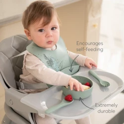 Bol Kikkaboo Platinum Silicone Sage, 200 ml cumpăra în Chișinau. Foto 4