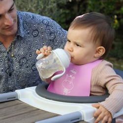 Поильник переходной Chicco Grey (4 мес.+), 200 мл купить в Кишиневе. Фото 3