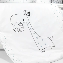 Lenjerie de pătuț PernaMea Lovely Giraffe (8 piese), 120x60 cm cumpăra în Chișinau. Foto 3