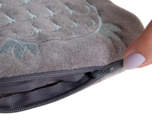 Подушка против колик с вишневыми косточками BabyJem Сова Серый купить в Кишиневе. Фото 3