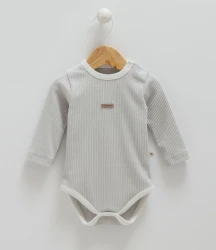 Body cu mânecă lungă Caramell Happy Boy Grey, 2 buc. (0L) cumpăra în Chișinau. Foto 3