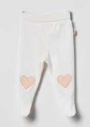 Штанишки BabyCosy Heart Ivory & Beige, 2 шт. (1-3М) купить в Кишиневе. Фото 4