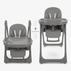Стул для кормления Kikkaboo Pastello 2 Grey купить в Кишиневе. Фото 3