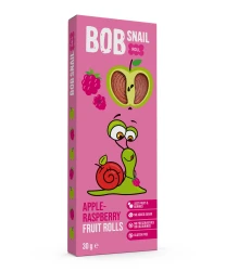 Bomboane naturale Bob Snail Mere-Zmeura (6 luni+), 30 gr cumpăra în Chișinau. Foto 1