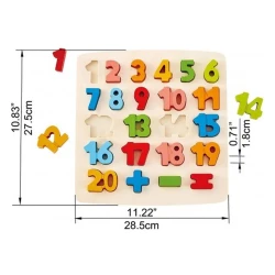 Jucărie educativă Hape Chunky Number Math Puzzle cumpăra în Chișinau. Foto 4
