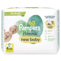 Servetele umede Pampers Harmonie New Baby, 4x46 buc. cumpăra în Chișinau. Foto 1