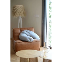 Perna pentru alaptare Beaba Big Flopsy Fleur de Coton Heather Grey, 170 cm cumpăra în Chișinau. Foto 7