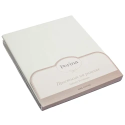 Cearsaf de pat pe elastic Perina Sateen Premium Oval Ivory, 125x75 cm cumpăra în Chișinau. Foto 1