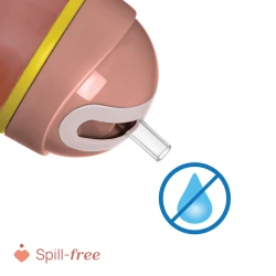 Термокружка с трубочкой Chicco Peach (14 мес.+), 266 мл купить в Кишиневе. Фото 4