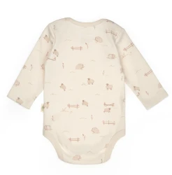 Боди с длинным рукавом BabyCosy Cream, 2 шт. (9-12М) купить в Кишиневе. Фото 4