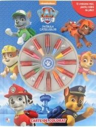 Раскраска Paw Patrol + 12 восковых карандашей купить в Кишиневе. Фото 1