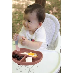 Farfurie 3-compartimente cu ventuza BabyJem Mocha cumpăra în Chișinau. Foto 6