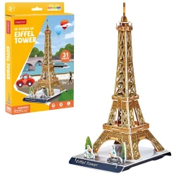 Пазл 3D Cubic Fun Eiffel Tower, 31 элементов купить в Кишиневе. Фото 1