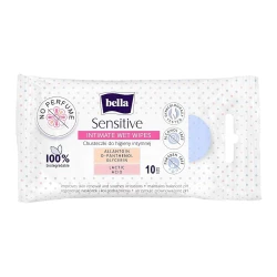 Влажные салфетки Bella Sensitive, 10 шт. купить в Кишиневе. Фото 1