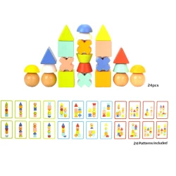 Cuburi Tooky Toy Stacking Game, 36 buc. cumpăra în Chișinau. Foto 6