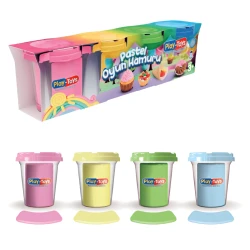 Набор пластилина Play Toys Pastel, 4 шт. купить в Кишиневе. Фото 2