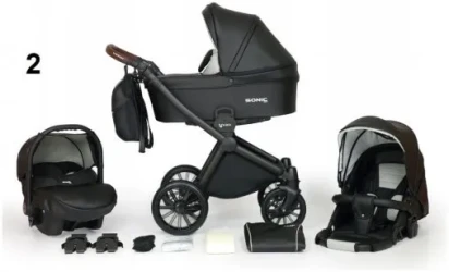 Коляска 3 в 1 Verdi Sonic Soft Black купить в Кишиневе. Фото 2