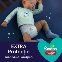 Подгузники-трусики Pampers Night Pants 5 (12-17 кг), 22 шт. купить в Кишиневе. Фото 10