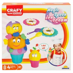 Набор для лепки Crafty Dough Magic Spoon, 22 элемента купить в Кишиневе. Фото 1