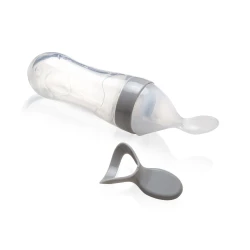 Lingurita cu rezervor pentru bebelusi BabyJem Grey, 90 ml cumpăra în Chișinau. Foto 6