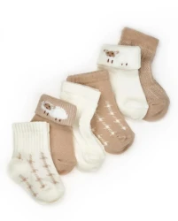 Ciorapei BabyCosy Beige, 6 buc. (12-24L) cumpăra în Chișinau. Foto 4