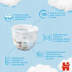 Подгузники-трусики Huggies Boy 6 (15-25 кг), 60 шт. купить в Кишиневе. Фото 5