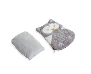 Подушка против колик с вишневыми косточками BabyJem Сова Серый купить в Кишиневе. Фото 5