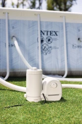Pompă de filtrare cu cartuș Intex Krystal Clear C1500 White, 5678 l/h cumpăra în Chișinau. Foto 4