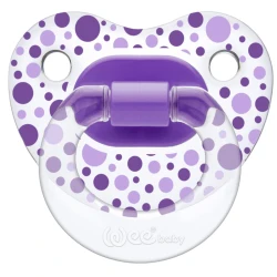 Пустышка ортодонтическая силиконовая WeeBaby Transparent Patterned в асс. 6-18 мес. купить в Кишиневе. Фото 2